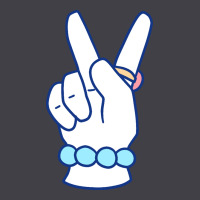 Girl Peace Sign Heavyweight Hoodie | Teevron