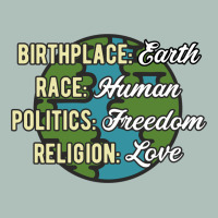 Birthplace Earth Race Human Politics Freedom Religion Love Equality Al Heavyweight Hoodie | Teevron