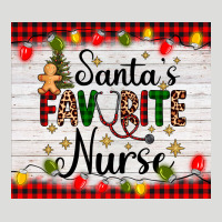 Santa's Favorite Nurse Zipper Hoodie | Teevron