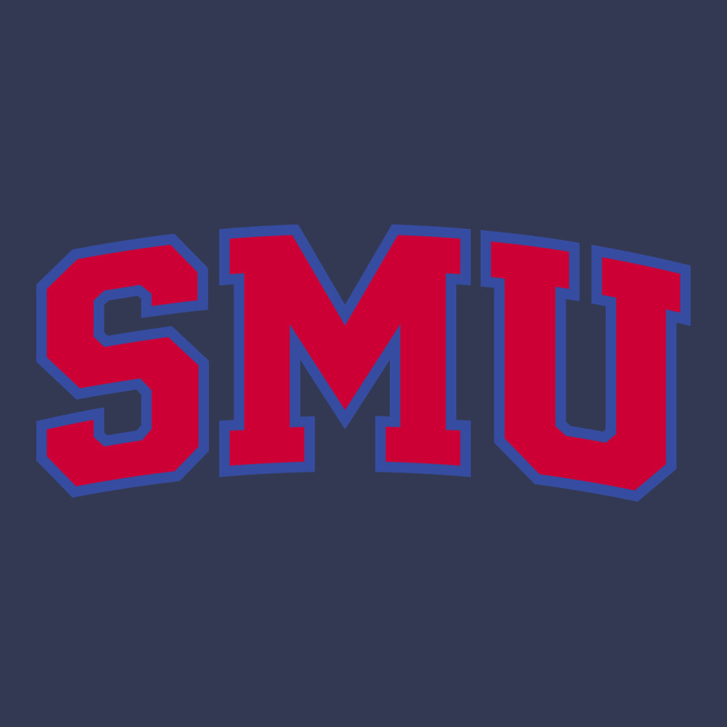 The Smu Athletics Wordmark Heavyweight Hoodie by linhVisuals | Teevron