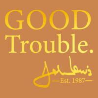 Good Trouble John Lewis Signature Heavyweight Hoodie | Teevron