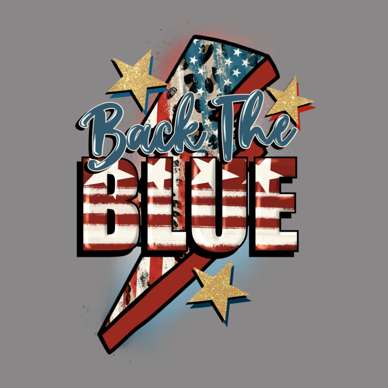 Back The Blue Vintage Tee by FaDigitalArtStudio | Teevron