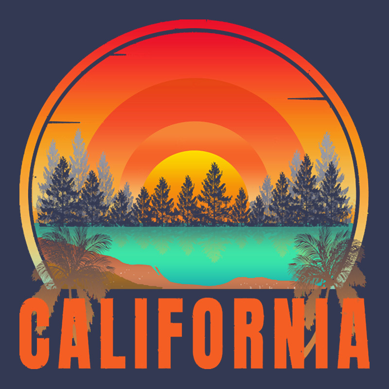 California T  Shirt California Sunset Vintage Trees Scenery T  Shirt Heavyweight Hoodie by linhVisuals | Teevron