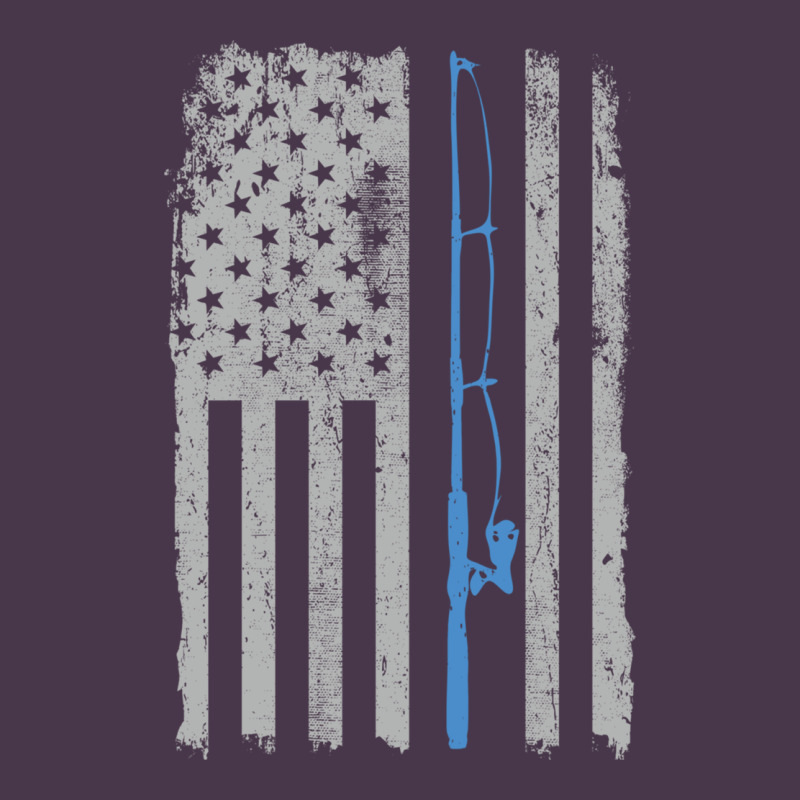Fishing American Flag Vintage Fishing Rod Patriotic 4ht Of July Gift F Heavyweight Hoodie by linhVisuals | Teevron