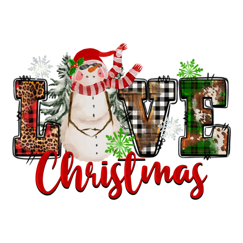 Love Christmas Snowman Long Sleeve Tee by FaDigitalArtStudio | Teevron