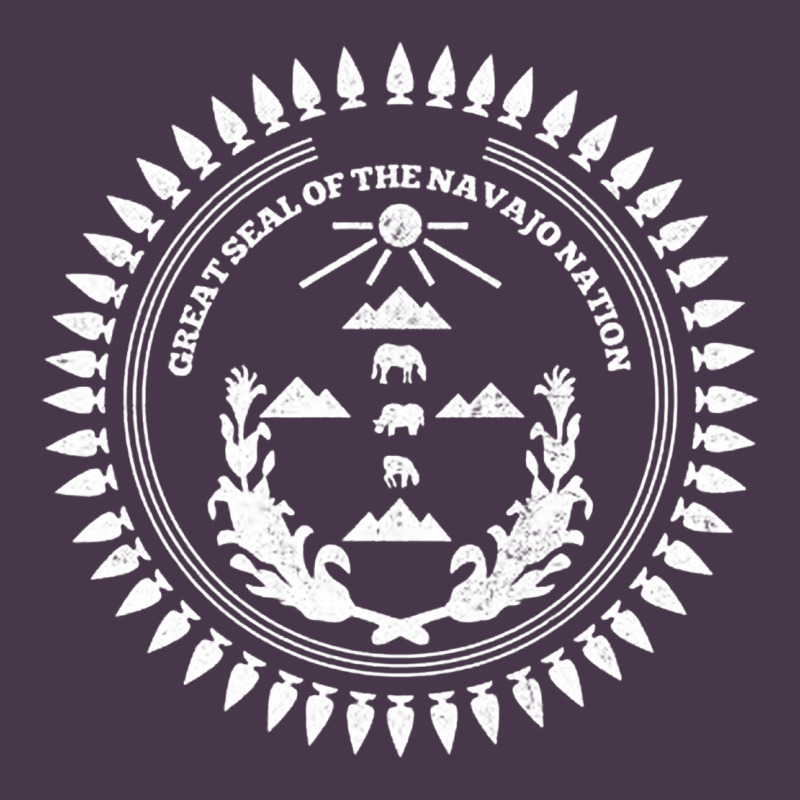 Great Seal Of The Navajo Nation Faded Style Design Heavyweight Hoodie by linhVisuals | Teevron