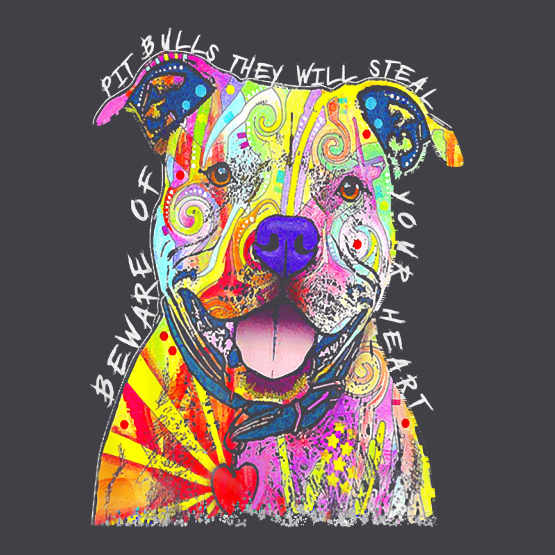 Pitbull T  Shirt Beware Of Pitbulls They Will Steal Your Heart T  Shir Heavyweight Hoodie by linhVisuals | Teevron