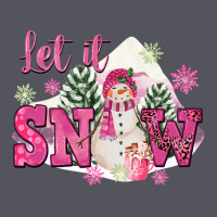 Let It Snow Pink Christmas Vintage Hoodie | Teevron
