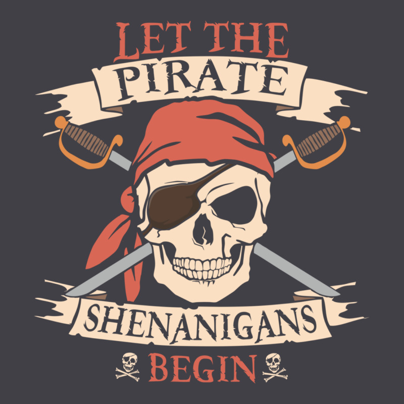 Let The Pirate Shenanigans Begin Skull Vintage Pirate Skeleton Hallowe Heavyweight Hoodie by linhVisuals | Teevron