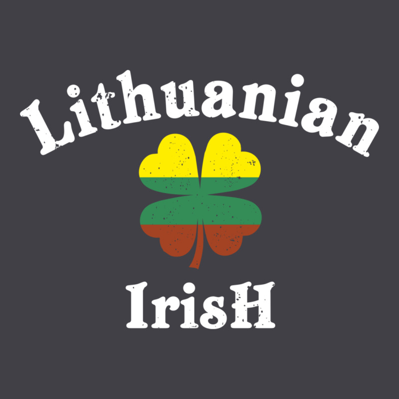 Lucky Lithuanian Irish Flag Shamrock Leaf St Patricks Day Heavyweight Hoodie by linhVisuals | Teevron
