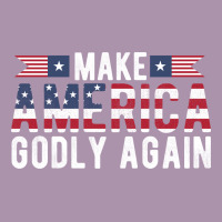 Make America Godly Again American Flag Letters Christian Quote Heavyweight Hoodie | Teevron