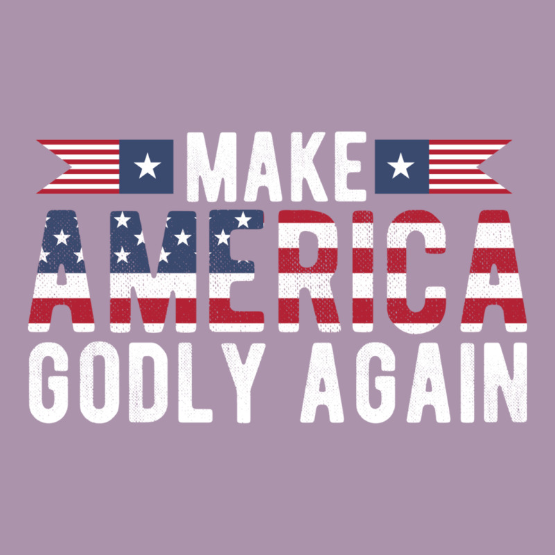 Make America Godly Again American Flag Letters Christian Quote Heavyweight Hoodie by linhVisuals | Teevron
