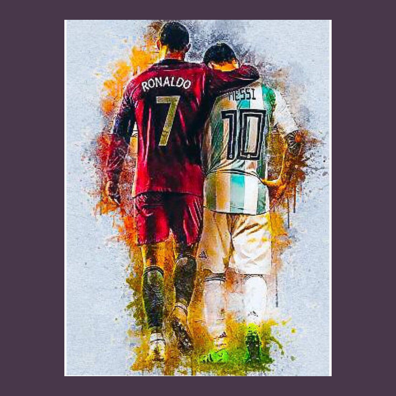 Messi And Ronaldo Heavyweight Hoodie by linhVisuals | Teevron