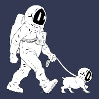 Walking The Dog Astronaut Heavyweight Hoodie | Teevron