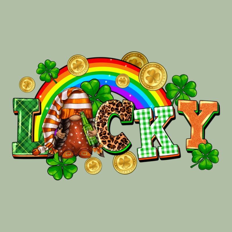 Lucky Gnome St. Patricks Day Urban Heavy Tee by FaDigitalArtStudio | Teevron
