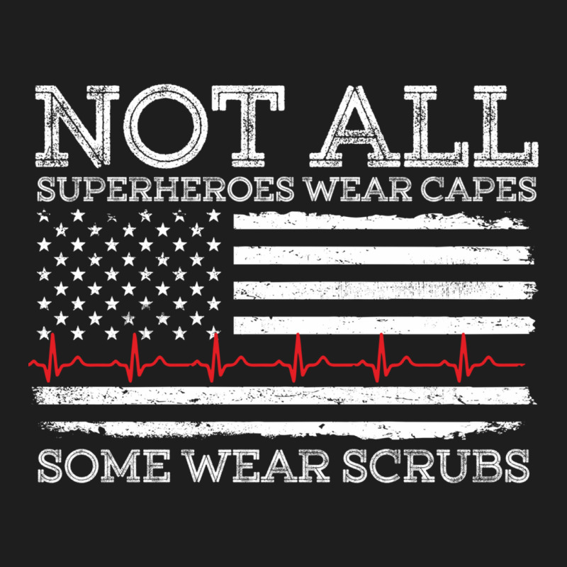 Nurses Not All Superheroes Wear Caps Some Wear Scrubs Nurse Supportive Heavyweight Hoodie by linhVisuals | Teevron