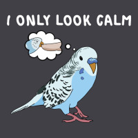 Parakeet Bird Biting Finger Funny I Only Look Calm Heavyweight Hoodie | Teevron