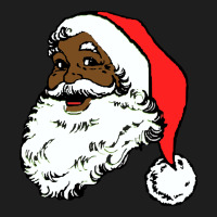 Black Santa Claus Christmas Heavyweight Hoodie | Teevron