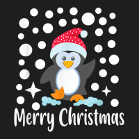 Penguin Merry Christmas With Snow Heavyweight Hoodie | Teevron