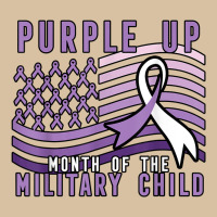 Purple Up Month Of The Military Child Heavyweight Hoodie | Teevron
