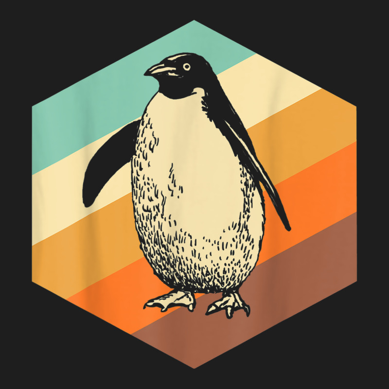 Penguin Retro Vintage Style Penguin Heavyweight Hoodie by linhVisuals | Teevron