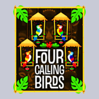 Four Calling Birds Heavyweight Hoodie | Teevron