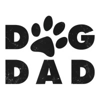 dog dad classic design paw gift t shirt | Teevron