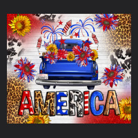 Fourth Of July America Truck Vintage Tee | Teevron