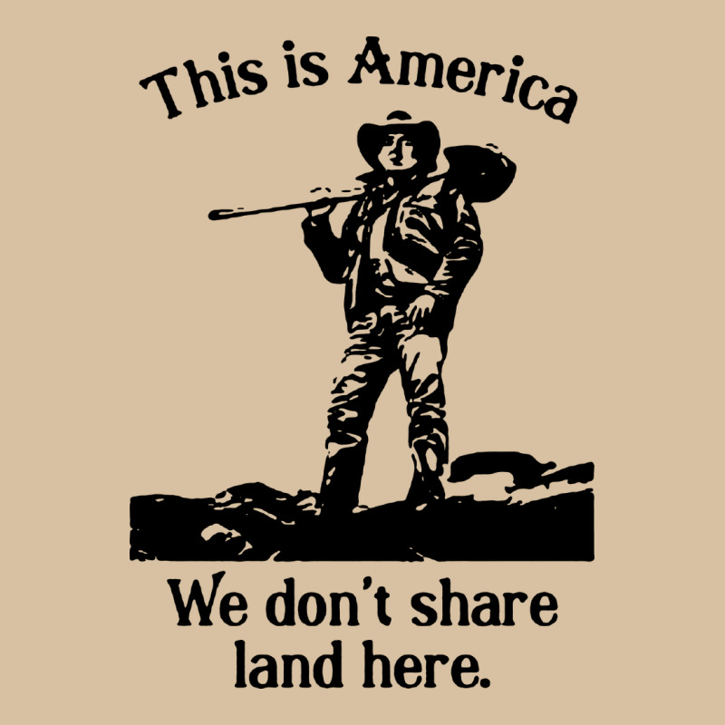 This Is America We Don't Share Land Here Heavyweight Hoodie by linhVisuals | Teevron