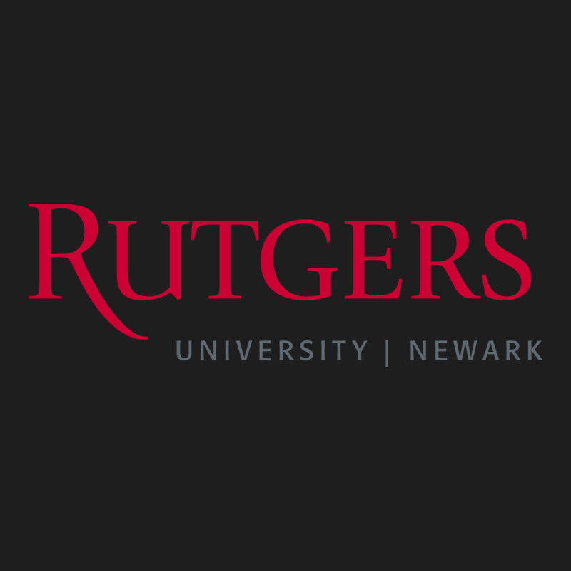 Rutgers University Newark Logotype Heavyweight Hoodie by linhVisuals | Teevron