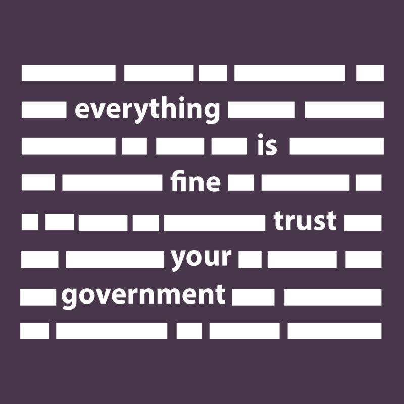 Everything Is Fine Trust Your Government Heavyweight Hoodie by linhVisuals | Teevron