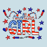 All American Girl Doodle Letters Ladies Tee | Teevron