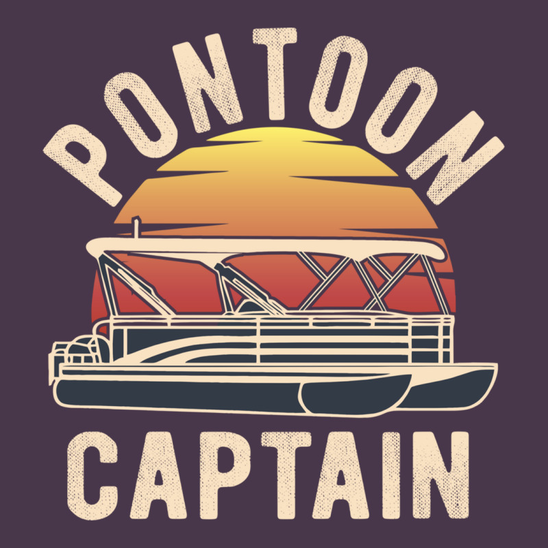 Retro Pontoon Captain Of The Boat Funny River Cruising Gift For Pontoo Heavyweight Hoodie by linhVisuals | Teevron