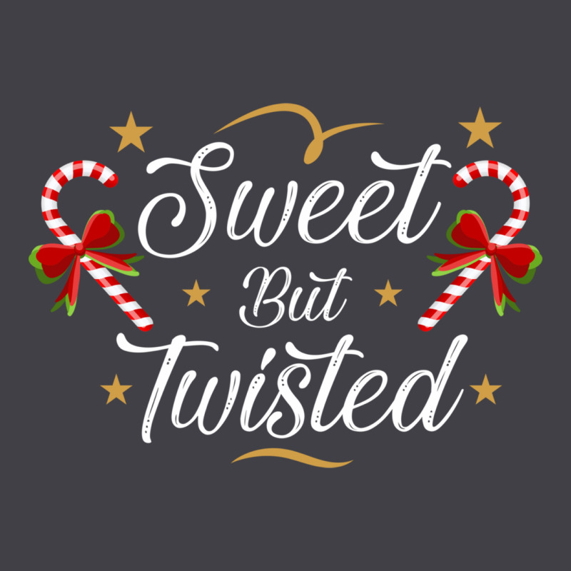 Sweet But Twisted Candy Cane Christmas Humor Funny And Cute Gifts For Heavyweight Hoodie by linhVisuals | Teevron
