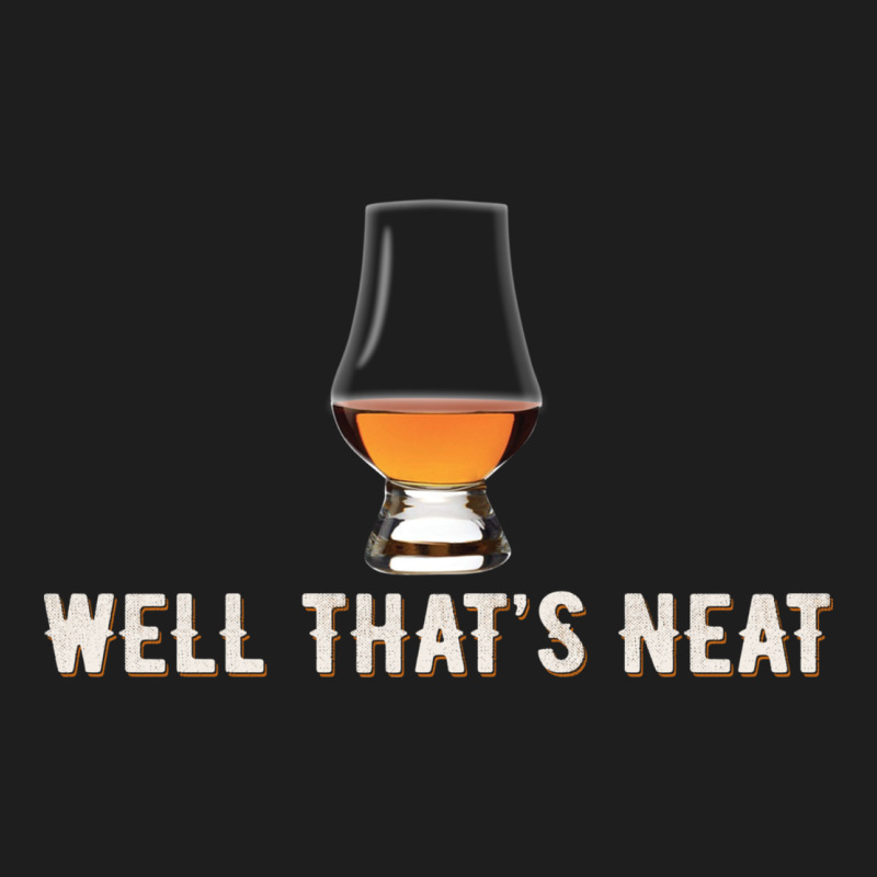 That's Neat Whiskey Funny Saying Heavyweight Hoodie by linhVisuals | Teevron