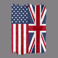 United States With United Kingdom Flag Mix Us And Uk Union Jack Heavyweight Hoodie | Teevron