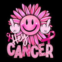 Hey Cancer Smiley Face Breast Cancer Urban Heavy Tee | Teevron