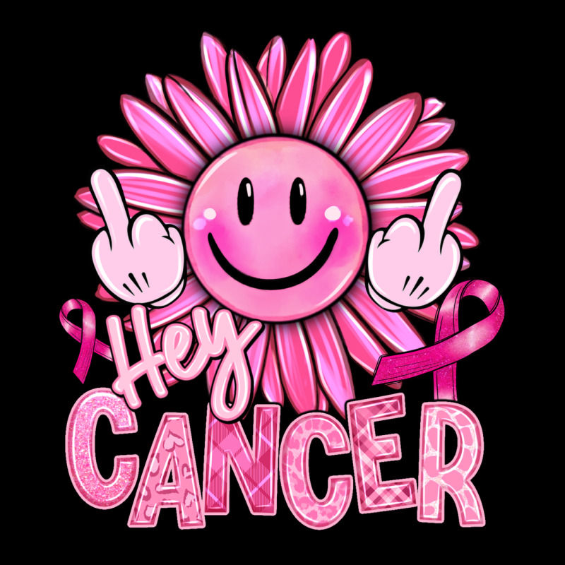 Hey Cancer Smiley Face Breast Cancer Urban Heavy Tee by RanaPortraitStore | Teevron