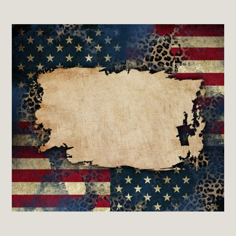 American Flag Add Your Text Heavy Core Tee by CowGirlArtShop | Teevron