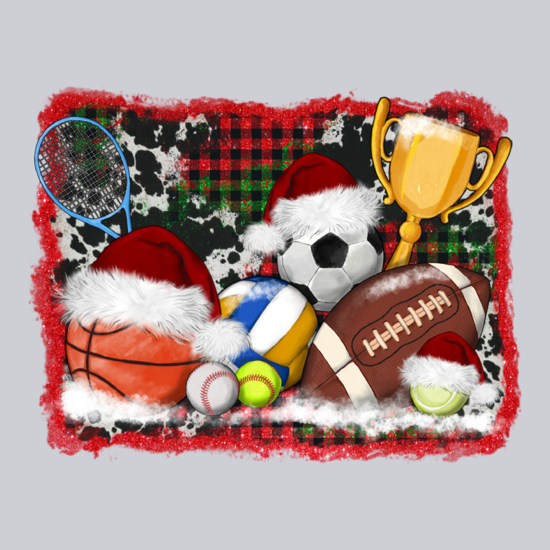 Christmas Sports Background Heavyweight Sweatshirt by AdoDesignShop | Teevron