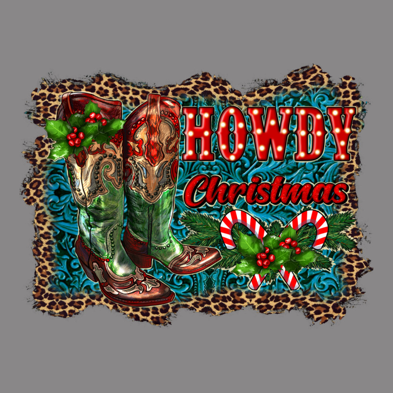 Howdy Christmas Boots Vintage Tee by RanaPortraitStore | Teevron