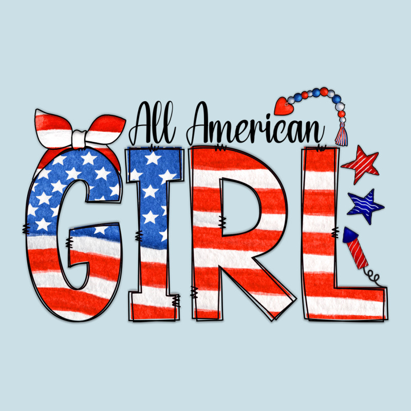 All American Girl Bandana Ladies Tee by CowCowDesign | Teevron