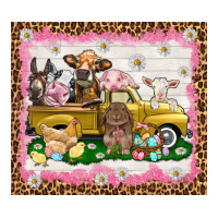 Easter Day with farm animals tumbler | Teevron