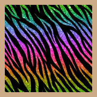Zebra Glitter Seamless Pattern Vintage Hoodie | Teevron