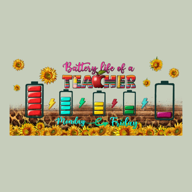 Battery Life Of A Teacher Libbey Glass Long Sleeve Tee by BundleAndBundleShop | Teevron