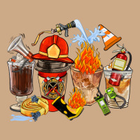 Firefighter Coffee Cups Vintage Hoodie | Teevron
