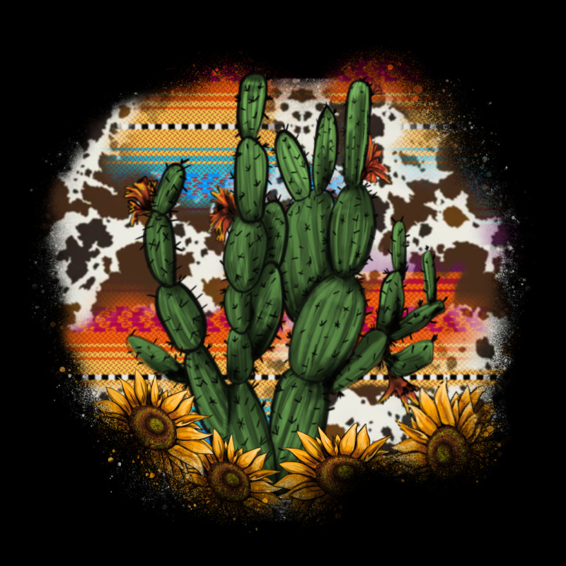 Cowhide Aztec Sunflowers Cactus Heavyweight Sweatshirt by AdoDesignShop | Teevron