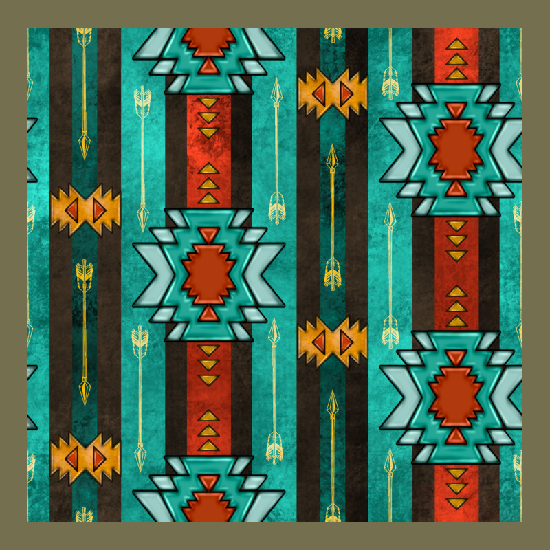 Native American Aztec Seamless Pattern 5 Vintage Hoodie by BundleAndBundleShop | Teevron