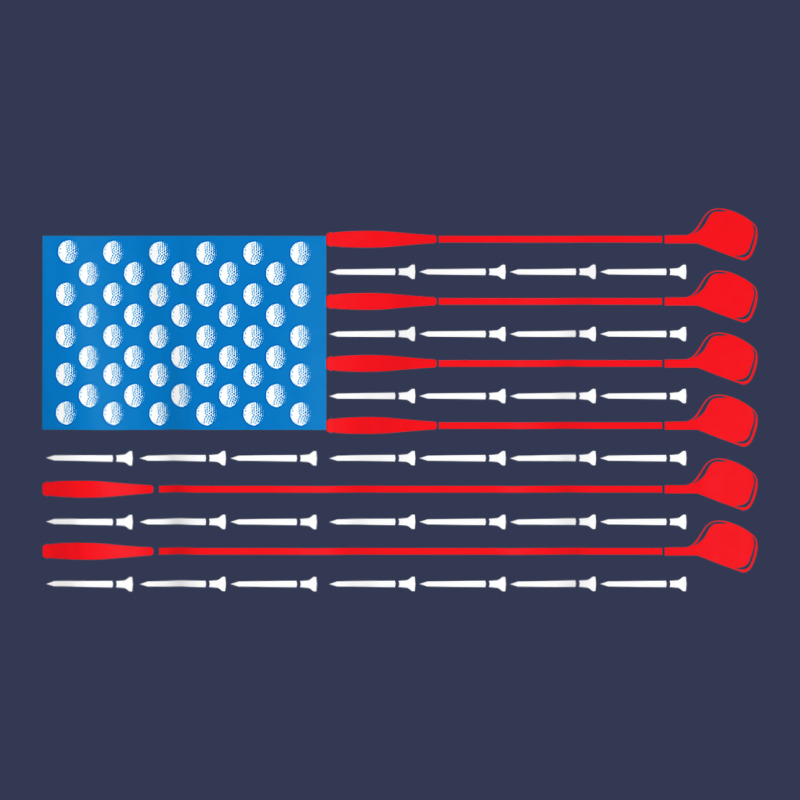 Patriotic Golf Usa Flag Heavyweight Hoodie by linhVisuals | Teevron