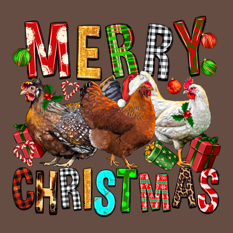 Merry Christmas Chickens Long Sleeve Tee by FaDigitalArtStudio | Teevron